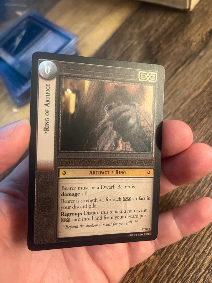 LOTR TCG Rise of Saruman Foil 17RF1 Ring of Artifice - Image 3 of 4