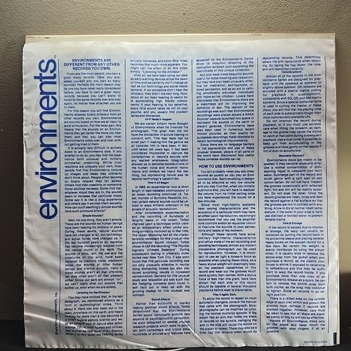Environments-Disc 9 Caribbean Lagoon-1979 SD66009-Vinyl Record LP-NM - Picture 3 of 5