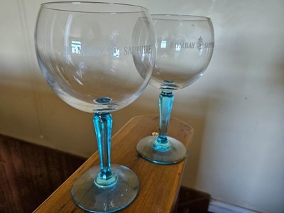 Bombay Sapphire Gin Gläser, blau/klar
