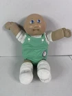 Vintage Cabbage Patch Kids Blue Eyes Bald Head Removable Clothes Baby Doll