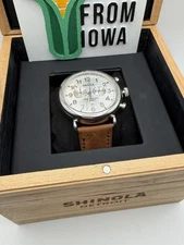 Shinola Runwell Argonite 5021 Men's Wristwatch 41mm BRAND NEW RETAILS $795.00