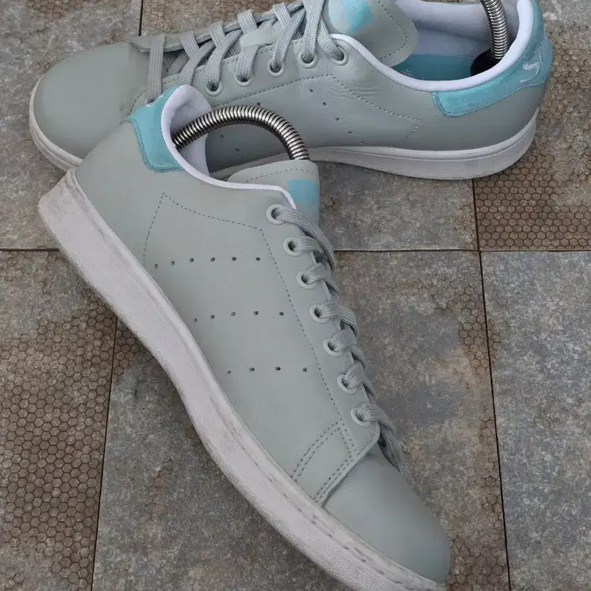 Adidas Stan Smith Silver Sneakers, Size 270 thumbnail 7