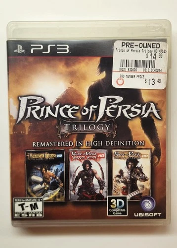 Prince of Persia Trilogy PS3 (Sony PlayStation 3) Complete with Manual Excellent