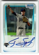 2011 Bowman Draft Picks Cory Spangenberg Auto Refractors #/500 #BCAP-CS