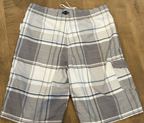 O'Neill Boardshorts Herren 30 weiß kariert Cargotasche Badehose schwarz - Bild 7 von 10