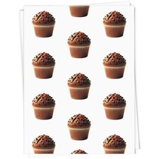 Geschenkpapier/Geschenkanhänger "Chocolate Chip Muffin" (GI051897)