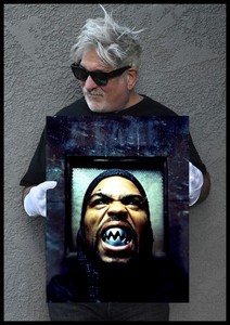METHOD MAN MUSEUM QUALITY LARGE METALLIC PAPER PHOTOGRAPH #1 SIGNED KARR - RARE!