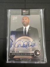 Derek Jeter 2021 Topps Now Card #776C On Card Auto HOF Class of 2020 03/99