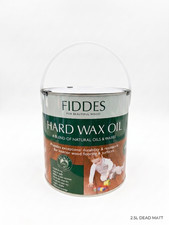 Fiddes Hard Wax Oil Dead Matt 2.5L Clear Interior Wood Floor Finish Brand New