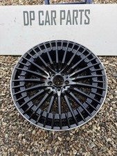GENUINE MERCEDES EQC N293 AMG 21 X 8J BLACK DIAMOND CUT FRONT ALLOY A293401100