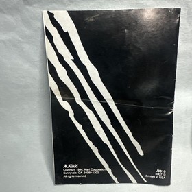 Atari Jaguar Tempest 2000 Game Cartridge Tested and Working with Manual