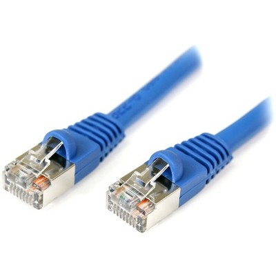 StarTech 50ft Cat5e Blue Snagless Shielded RJ45 F/UTP Cat 5e Patch Cable
