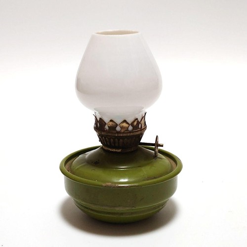 Vintage Tin Oil Lamp
