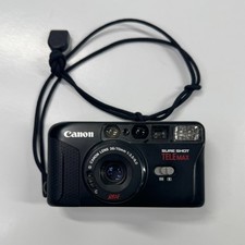 Canon Sure Shot TELEMAX Point & Shoot 35mm Film Camera 38/70mm Lens NEW BATTERY