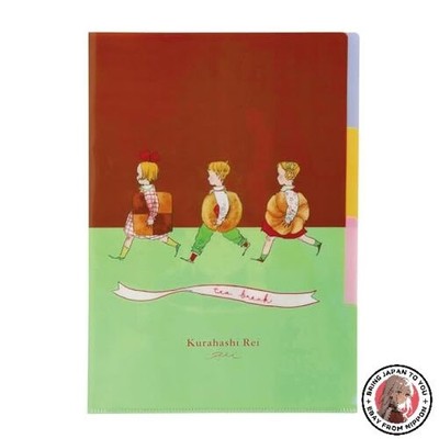 Gakken Staeful Kurahashi Rei Cookie A4 3-Pocket File D05896