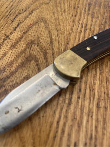 Vintage BUCK 112 USA Lockback Hunter Folding Pocket knife 2 Dot — Stock 3 - Picture 4 of 17