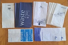 Air Sick Motion Sickness Bag Lot of 16 Vintage - 6 Different Airlines