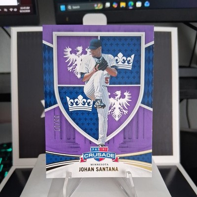 2024 Panini Crusade #107 Johan Santana purple 10/99