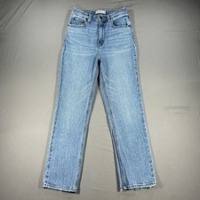 Abercrombie  Fitch Ultra High Rise Ankle Straight Jeans  Size 25/0R Medium Wash
