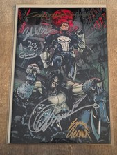 Marvel/DC Deadpool/Batman #1Z Capuccio Virgin Variant 9x Signed Cappuccio. Smith