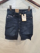 Levi's Bermuda Shorts Kids Size 5 Reg Blue Denim Adjustable Waist Nwt