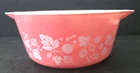 Vintage Pyrex 2.5 Qt Pink Gooseberry #475 Casserole/Baking Dish NO LID