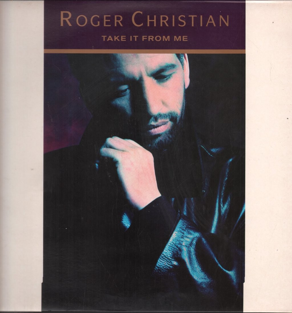 Roger Christian Take It From Me 12"" vinyl UK Island 1989 Pic sleeve 12IS427