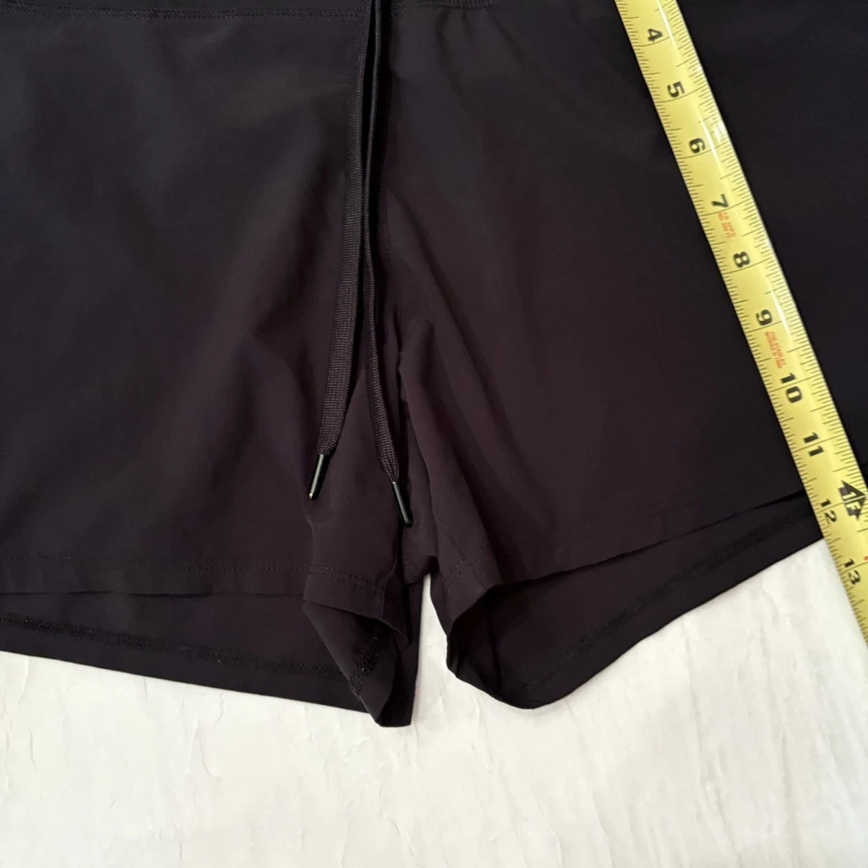 Pantalones Cortos EMS Tech Wick Para Mujer Medianos Negros Rendimiento Absorbente Senderismo Correr Foto 3 de 4