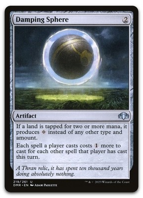 Damping Sphere #219 (NM) Dominaria Remastered DMR Magic MTG
