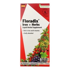 FLORADIX Iron  Herbs Liquid Supplement 17oz Natural Energy Support Drink