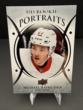 Michael Rasmussen #P-93 Upper Deck Rookie Portraits  2018-19 Detroit Red Wings