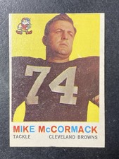 1959 Topps Football # 74 Mike Mccormack EX f2