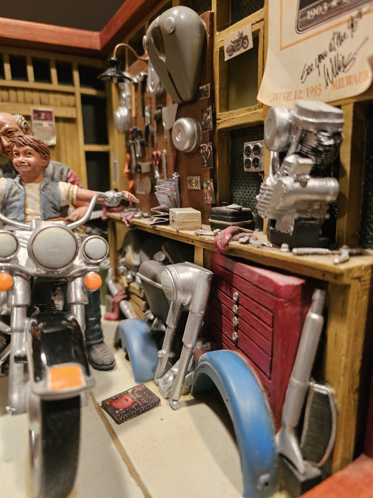 95th Harley Davidson Aniversary Statue, "Inherit The Road" By Mark Patrick.