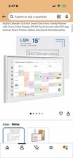 Brand New Digital Calendar 15.6 Inch Smart Electronic Family Planner with Chore
