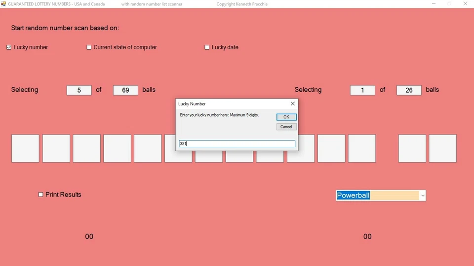 Guaranteed Lottery Numbers software - USB Flash Drive - Image 2 of 4