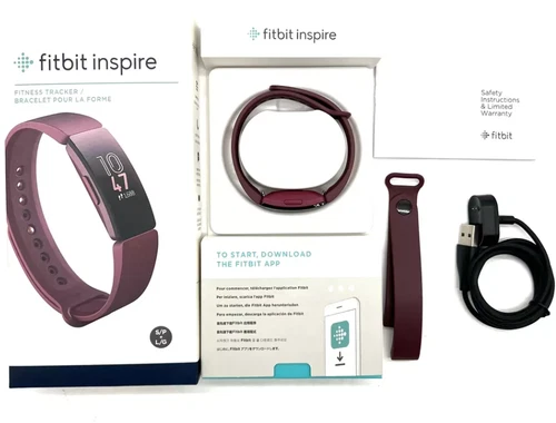 NEW Fitbit Inspire 1 Health & Fitness Tracker- Black/Red US - Picture 24 of 26