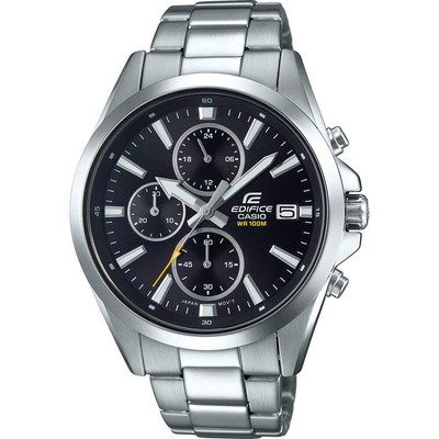 Casio Edifice EFV-560D-1AVUEF Men's Stainless Steel Chronograph Watch with Black