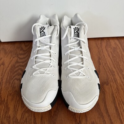 Size 13 - Nike Kyrie 4 Black White AV2296-100 kyrie basketball