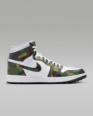 Nike Air Jordan 1 High Golf Green Camo DQ0660-300 Men's Size | eBay