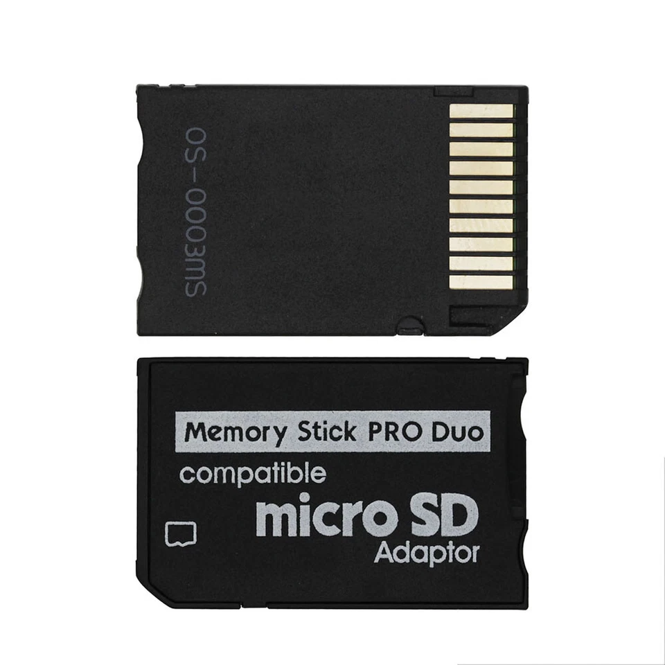 Memory Stick Pro Duo Adapter Converter Camera PSP Micro SD SDHC TF Card Reader - Image 2 of 4