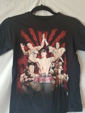 WWE RAW 2007 T Shirt Boys Medium John Cena Triple H Randy Orton HHH RKO WWF VTG