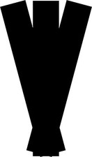 1" x 6" 60 mil Plain Magnet Strips - 25 Pack - Thick Magnet