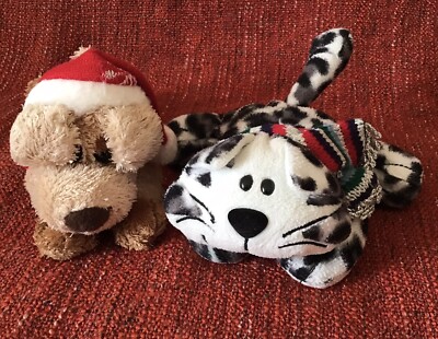 2002 2003 Tesco Chilly & Friends Max Hund Chester Katze Weihnachten weiches Plüschtier