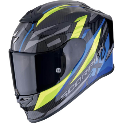 SCORPION Integralhelm EXO-R1 EVO CARBON AIR RUNNER Schwarz Blau M 57/58