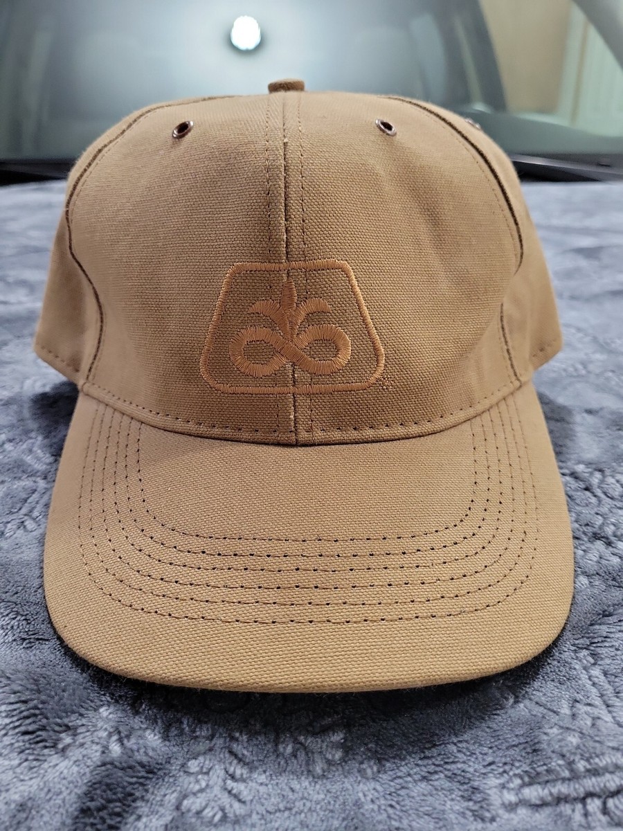 Vintage Pioneer Seeds Farmer Hat Ball Cap Brown Snapback Made In The USA