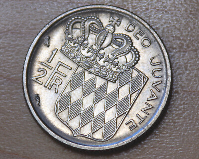 1965 Monaco 1/2 Franc RAINIER III