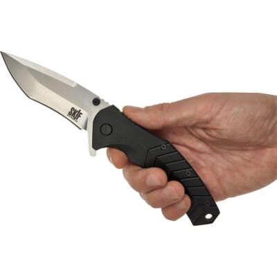 SKF422SE SKIF Knives Griffin Black G10 Handle 9Cr18MoV SW Tanto Blade IKBS Frame