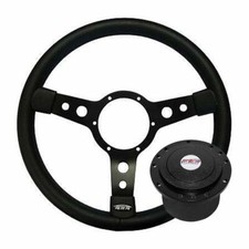 13" Mountney Vinyl Steering Wheel + boss kit for LAND ROVER DEFENDER 110