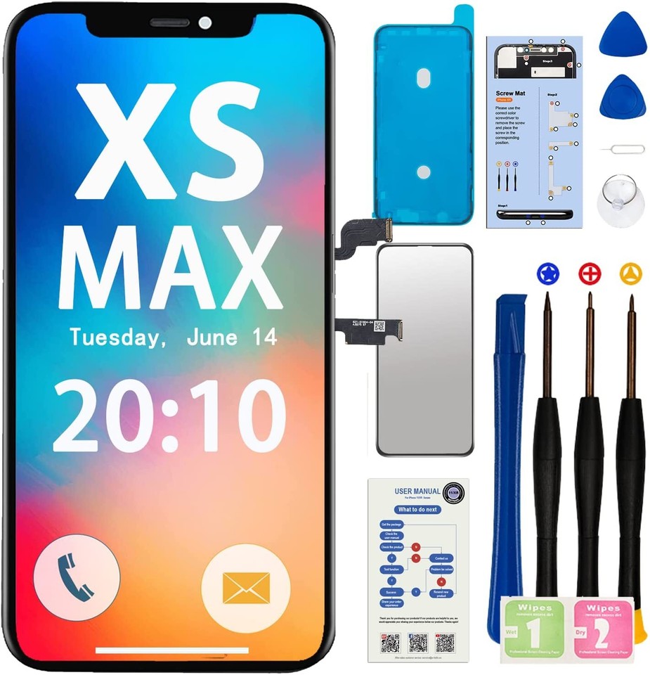 New For iPhone X XR 11 12 13 14 15 16 LCD OLED Display Touch Screen ...