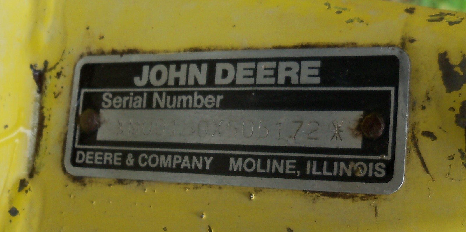 JOHN DEERE 650 750 160 60" Mower Deck SHELL, PICKUP, SANDUSKY, OHIO